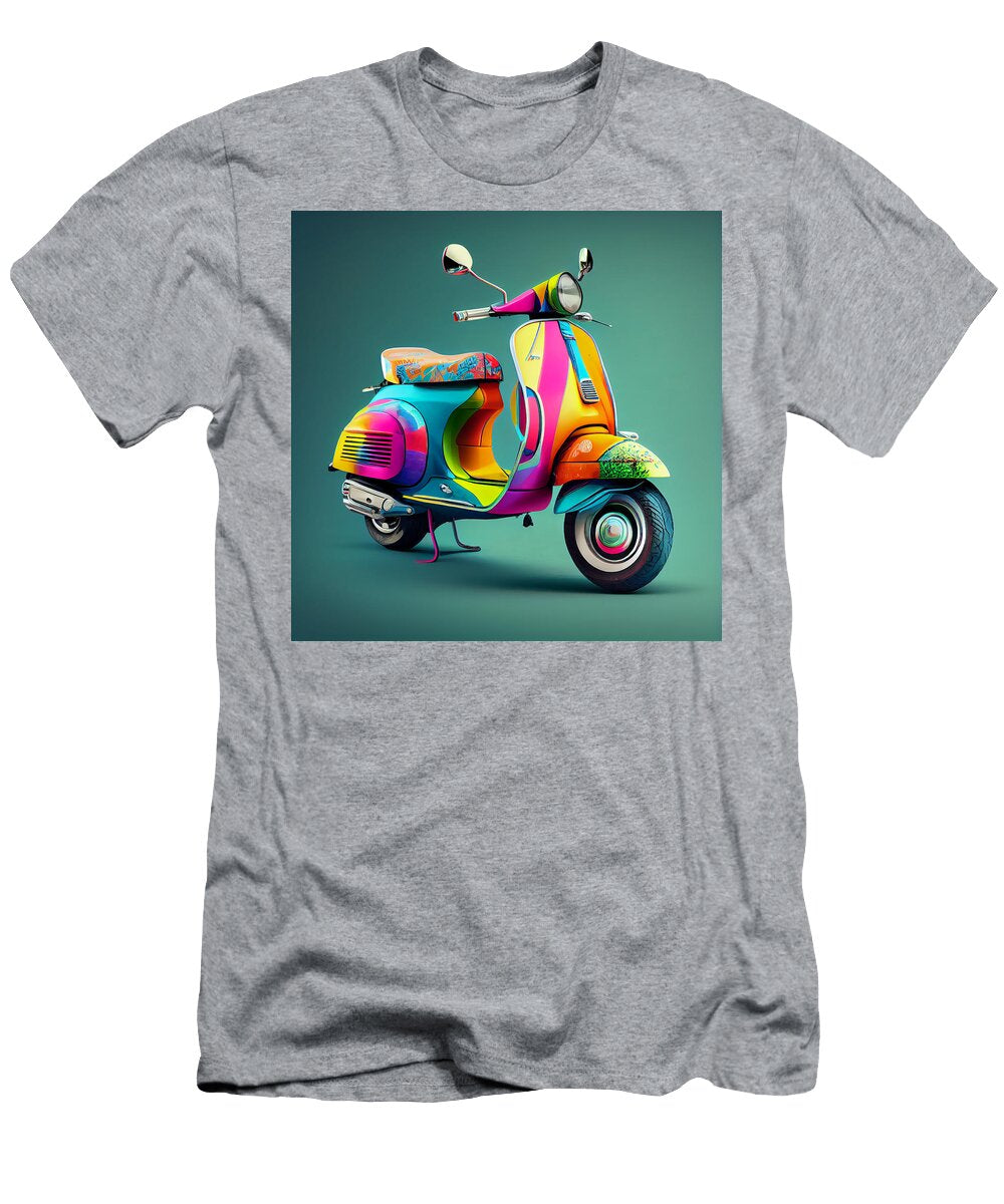 26 Vespa Scooter Art Stephen Smith Galleries T-Shirt
