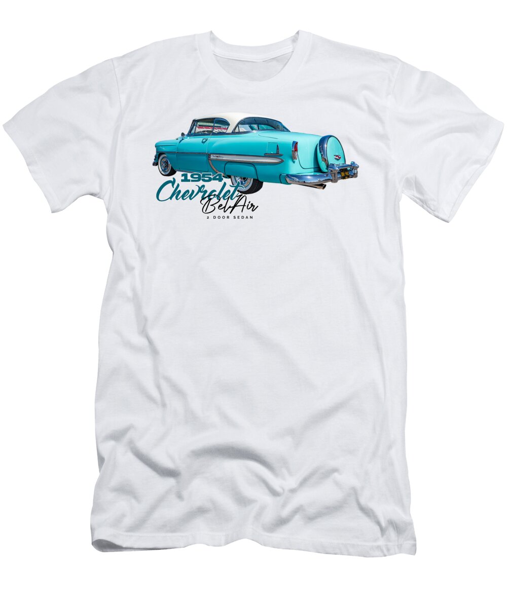 27 1954 Chevrolet Belair 2 Door Sedan Gestalt Imagery T-Shirt
