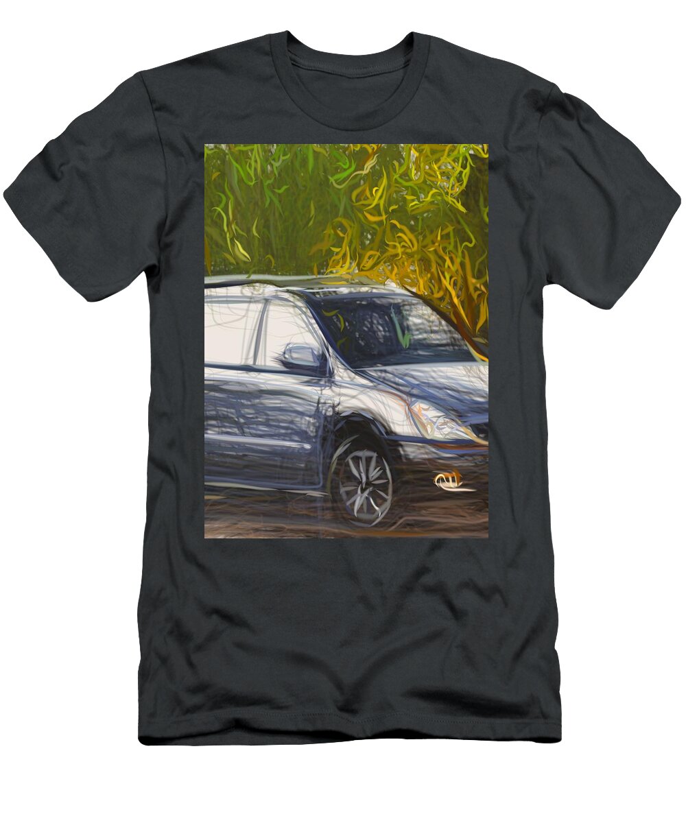 28 Kia Sedona Minivan Drawing Carstoon Concept T-Shirt