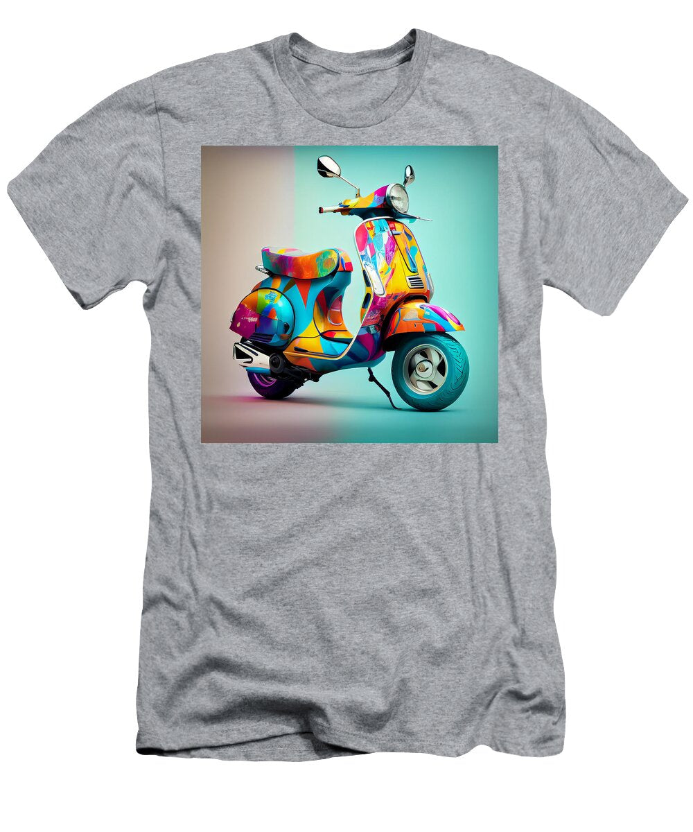 28 Vespa Scooter Art Stephen Smith Galleries T-Shirt