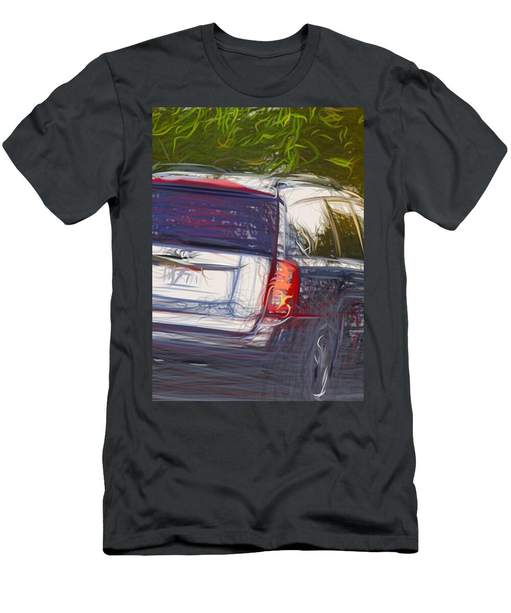 29 Kia Sedona Minivan Drawing Carstoon Concept T-Shirt