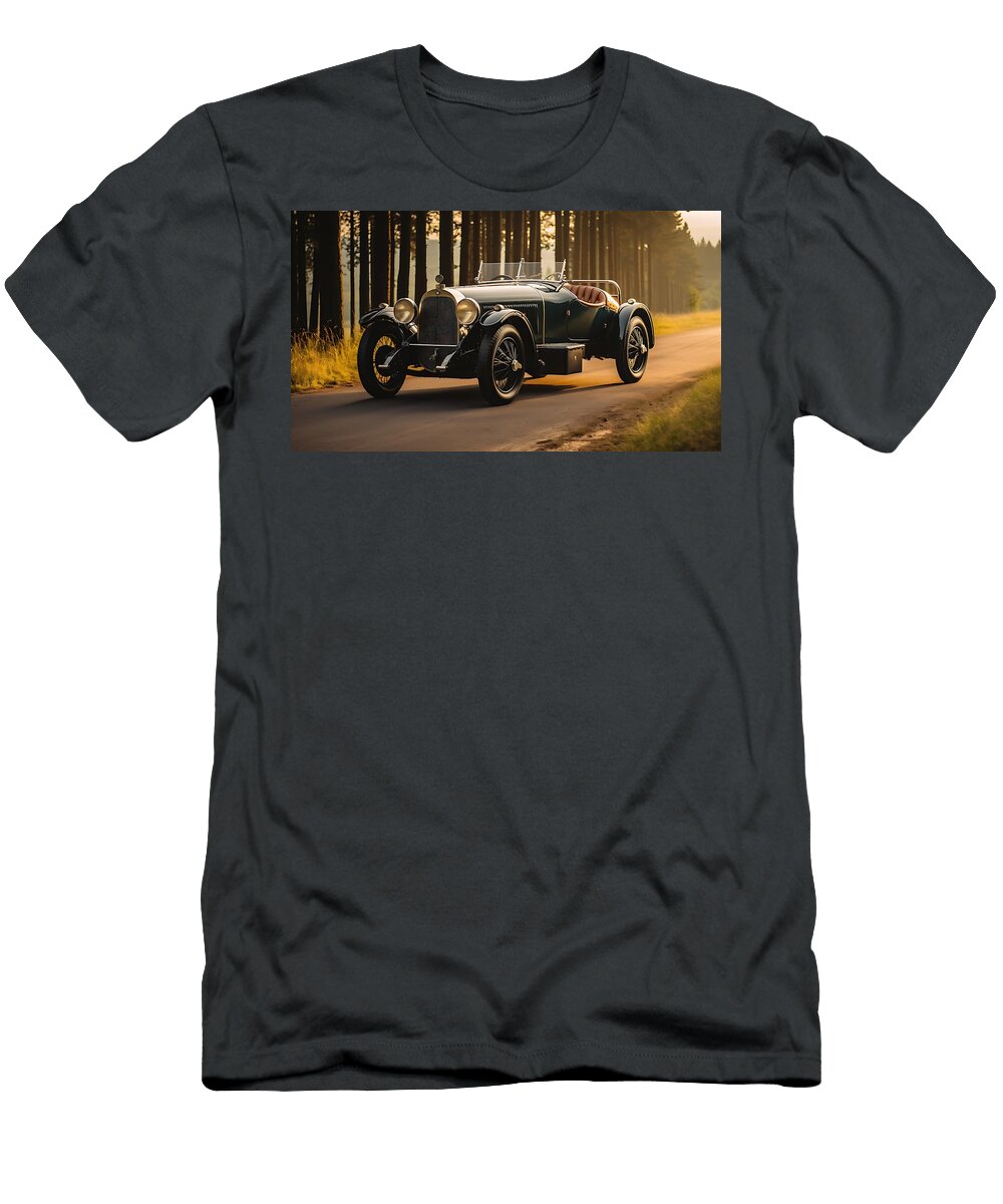 3 1927 Bugatti Type 40 Grand Sport Roadster By Asar Studios Celestial Images T-Shirt