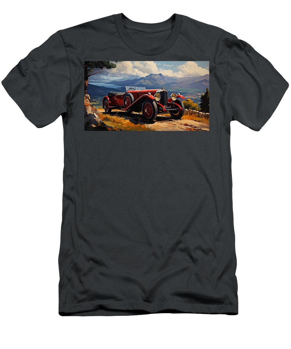 3 1927 Isotta Fraschini Tipo 8b 53l Roadster By Asar Studios Celestial Images T-Shirt