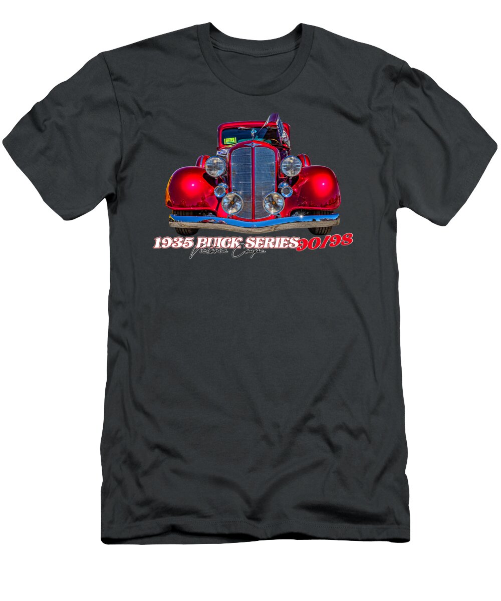 3 1935 Buick Series 90 98 Victoria Coupe Gestalt Imagery T-Shirt