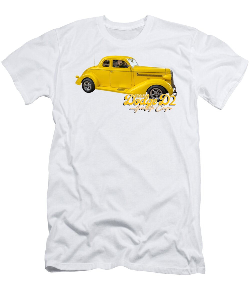 3 1936 Dodge D2 Hardtop Coupe Gestalt Imagery T-Shirt