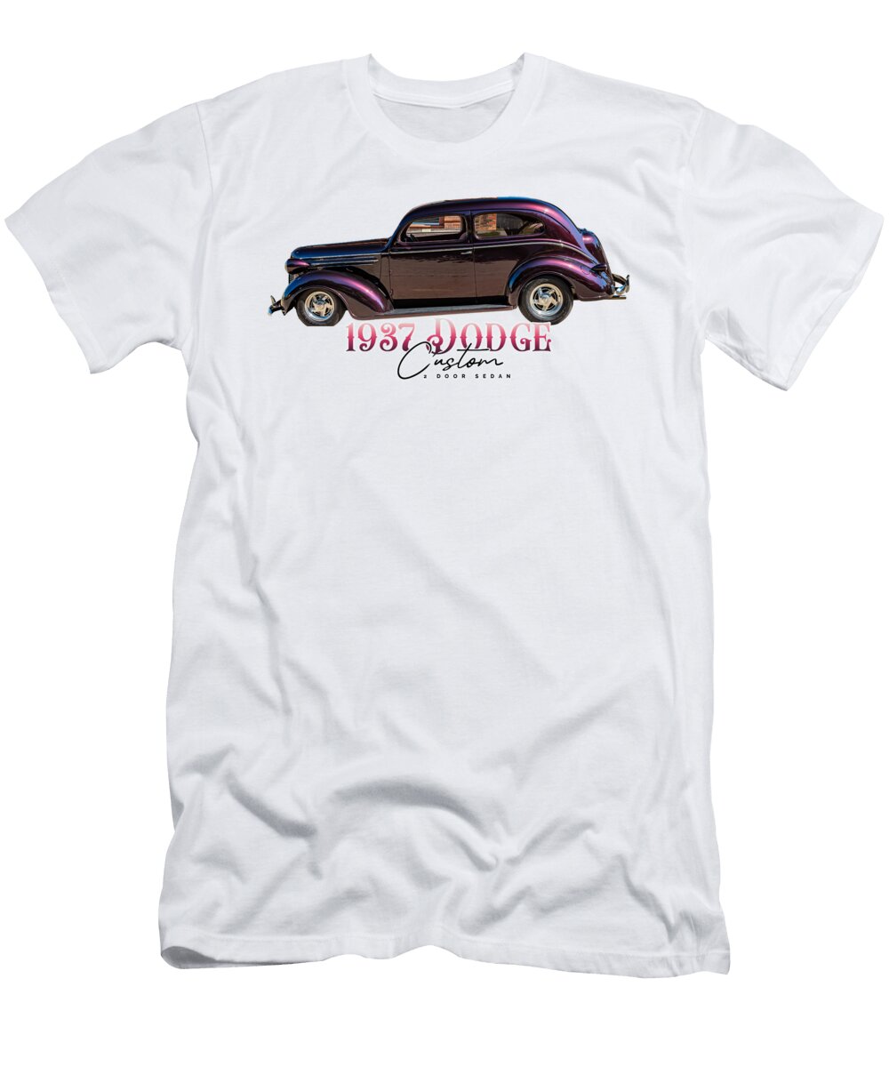 3 1937 Dodge Custom 2 Door Sedan Gestalt Imagery T-Shirt