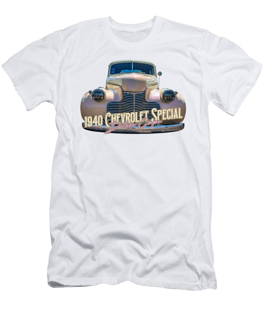 3 1940 Chevrolet Special Deluxe Coupe Gestalt Imagery T-Shirt