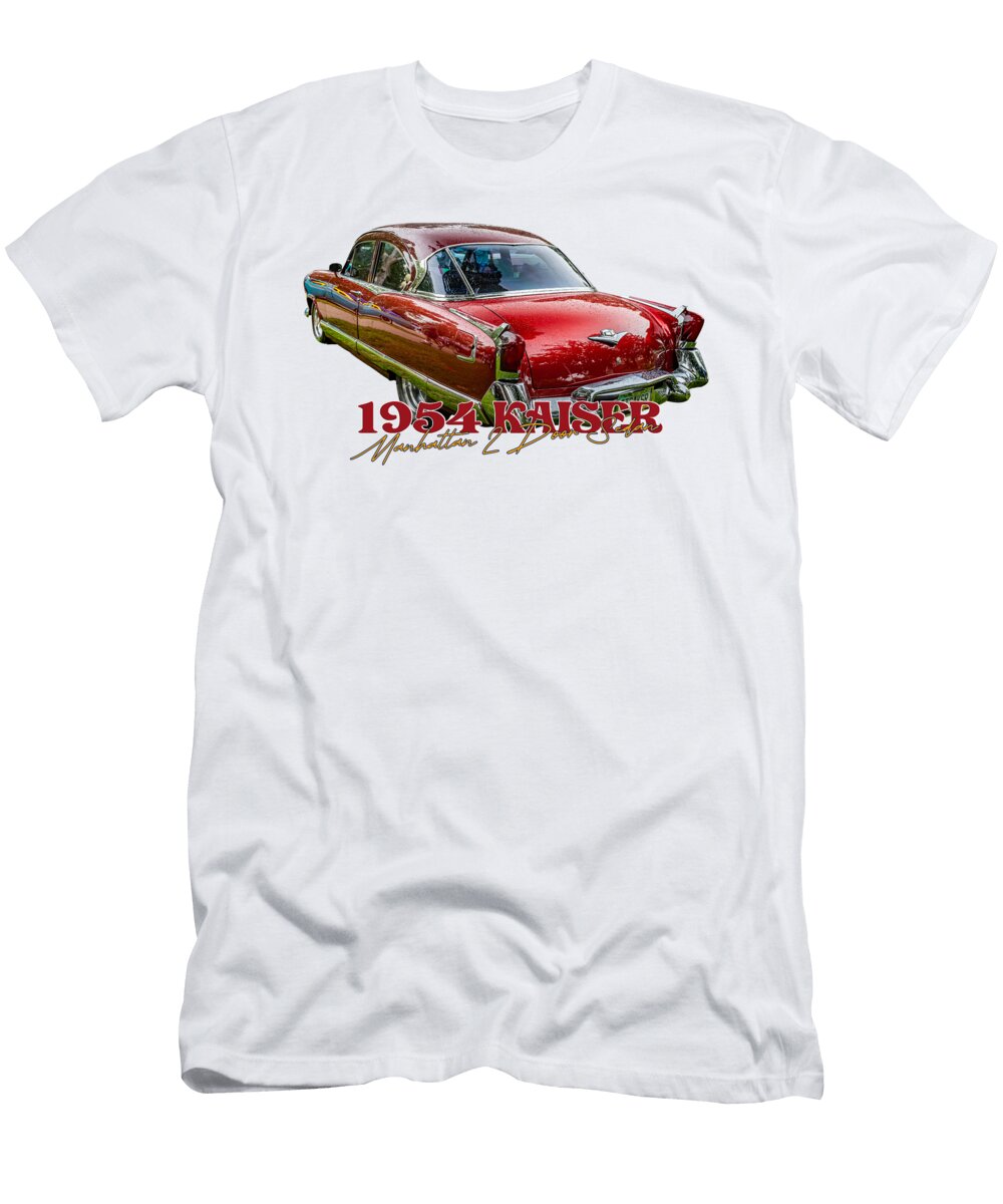 3 1954 Kaiser Manhattan 2 Door Sedan Gestalt Imagery T-Shirt