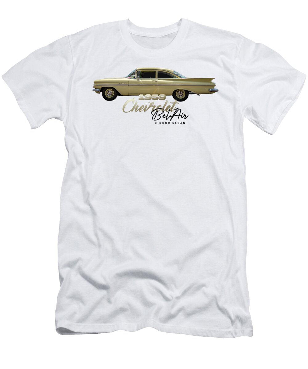 3 1959 Chevrolet Belair 2 Door Sedan Gestalt Imagery T-Shirt