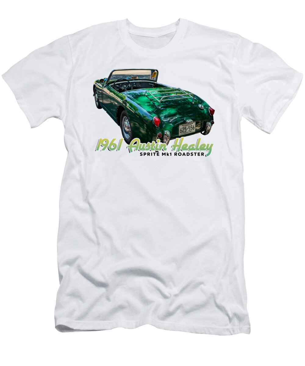 3 1961 Austin Healey Sprite Mk1 Roadster Gestalt Imagery T-Shirt