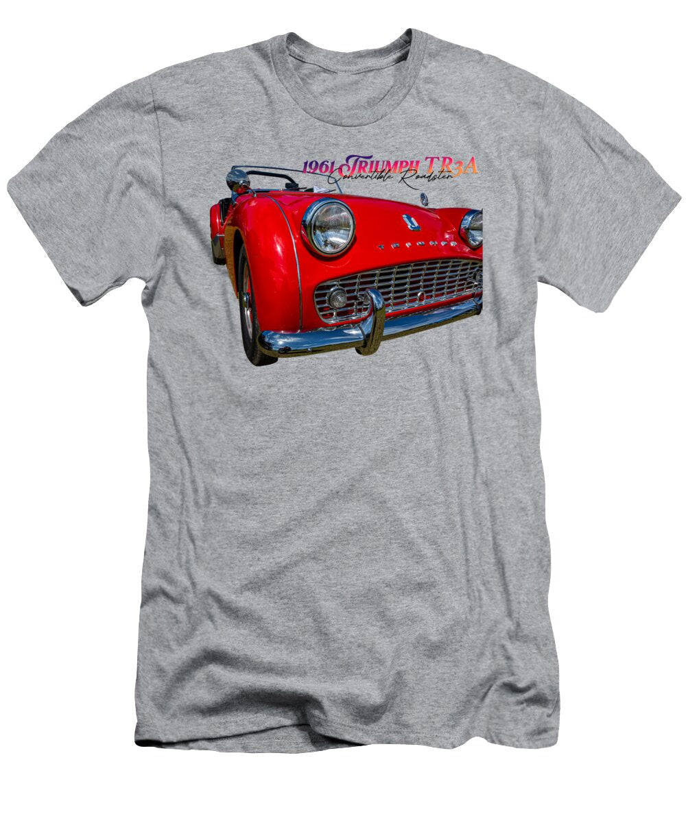 3 1961 Triumph Tr3a Convertible Roadster Gestalt Imagery T-Shirt