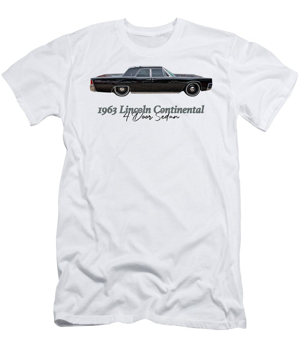 3 1963 Lincoln Continental 4 Door Sedan Gestalt Imagery T-Shirt