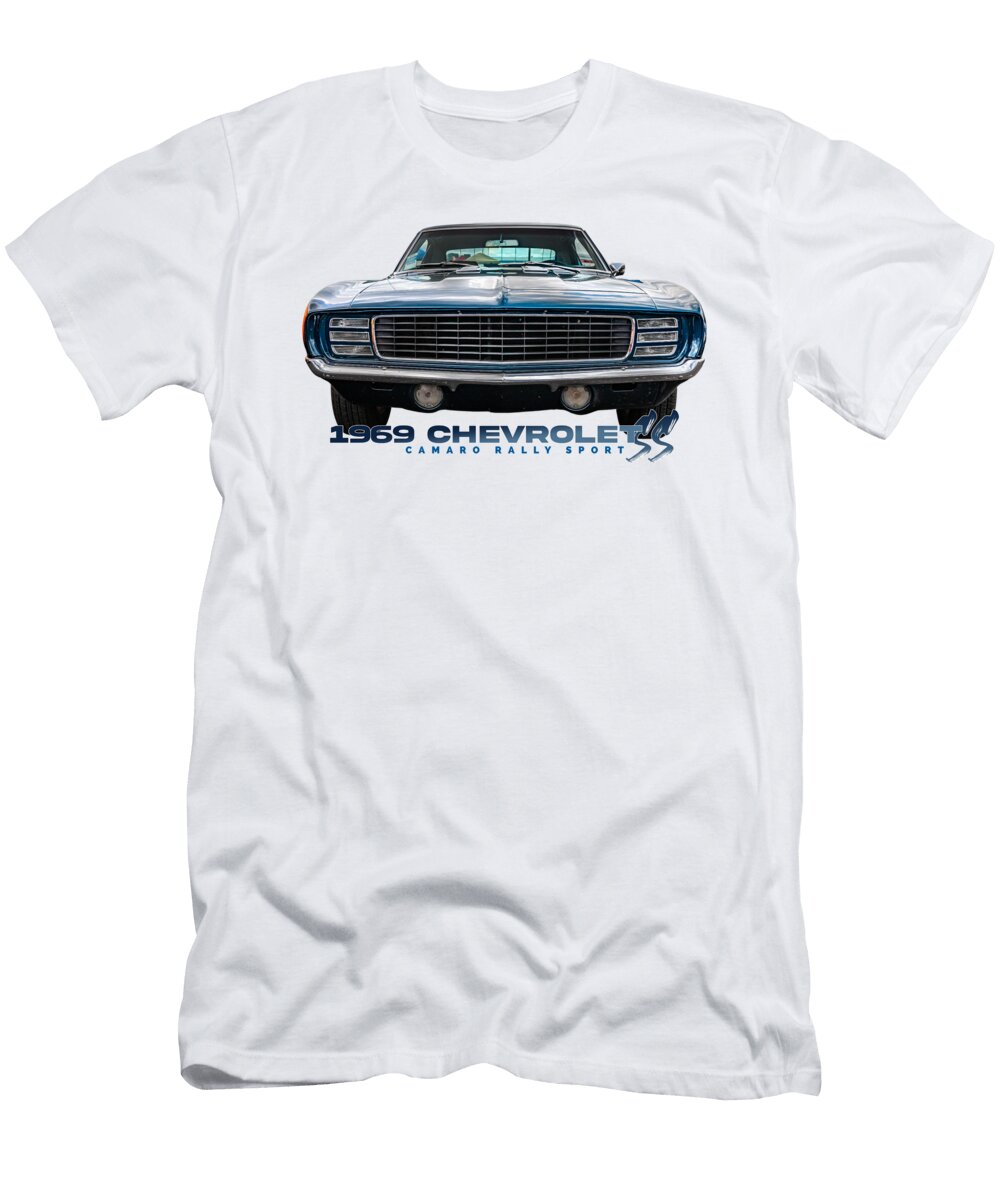 3 1969 Chevrolet Camaro Rally Sport Ss Gestalt Imagery T-Shirt