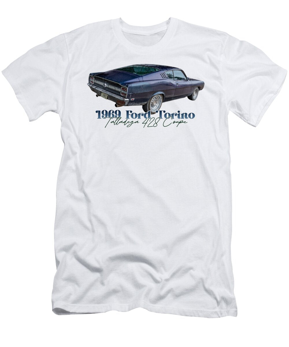 3 1969 Ford Torino Talladega 428 Coupe Gestalt Imagery T-Shirt