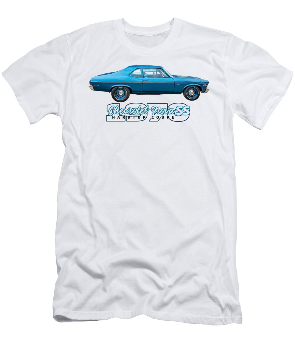 3 1970 Chevrolet Nova Ss Hardtop Coupe Gestalt Imagery T-Shirt