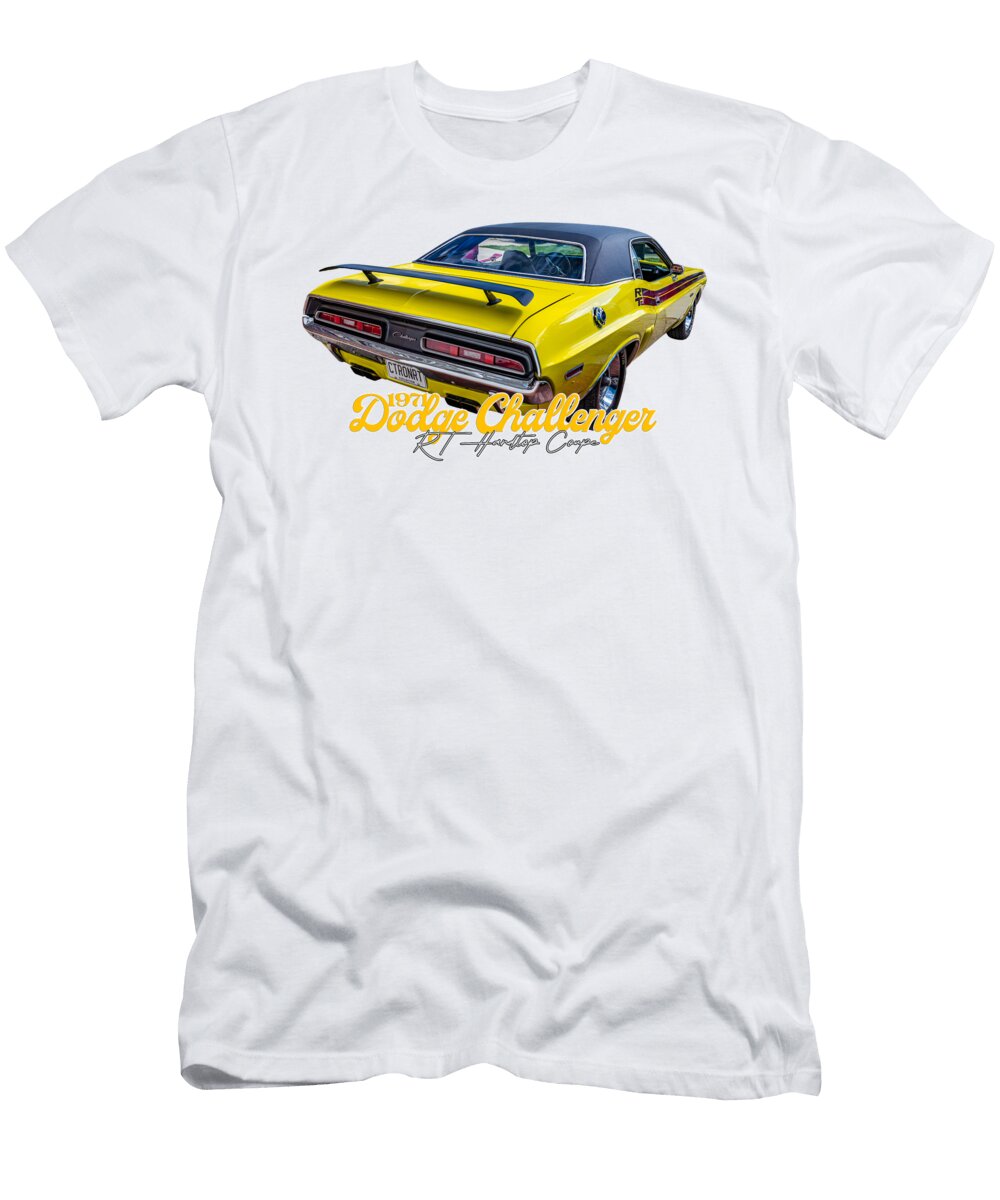 3 1971 Dodge Challenger Rt Hardtop Coupe Gestalt Imagery T-Shirt