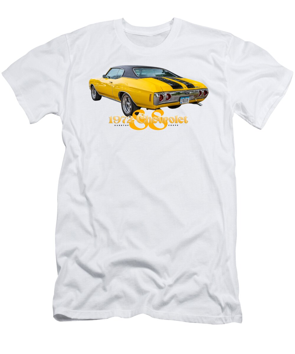 3 1972 Chevrolet Chevelle Ss Hardtop Coupe Gestalt Imagery T-Shirt