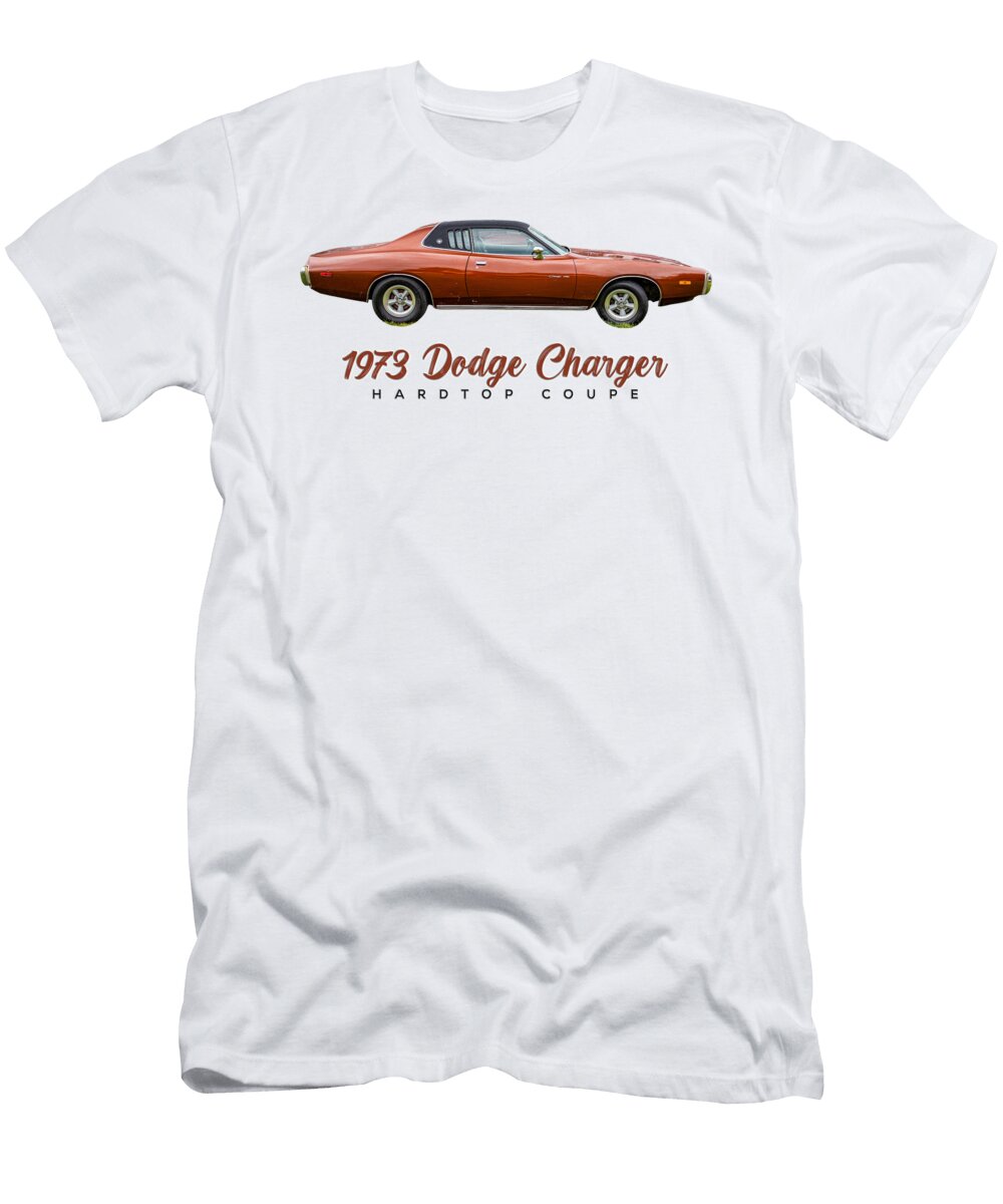 3 1973 Dodge Charger Hardtop Coupe Gestalt Imagery T-Shirt