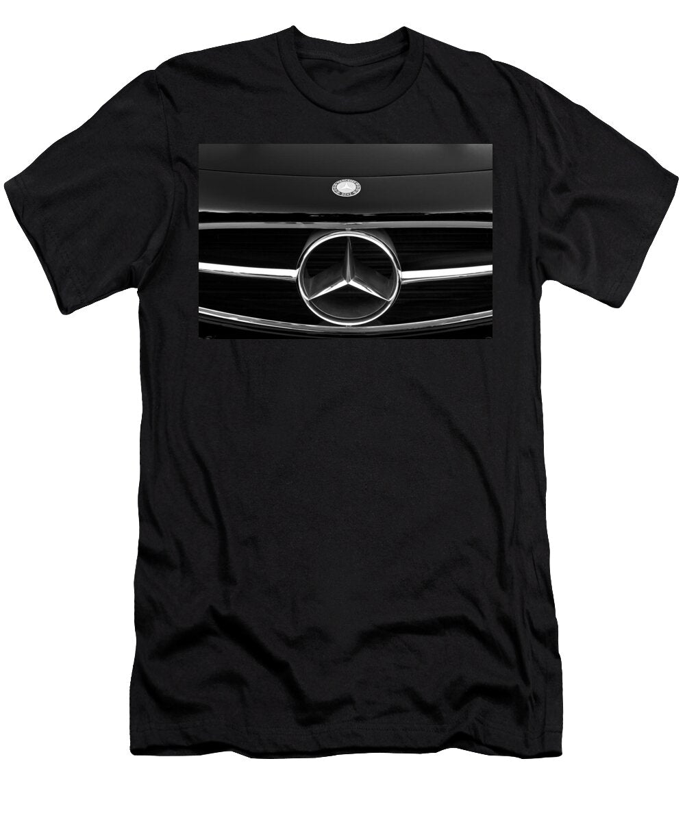 3 300 Mercedes Benz Sl Roadster Hood Emblem Jill Reger T-Shirt