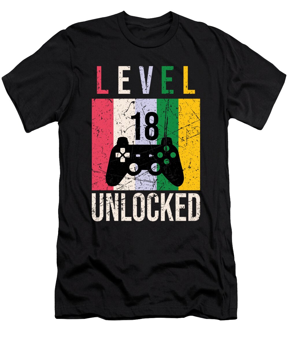 3 Birthday 18 Years Birthday Level Toms Store T-Shirt