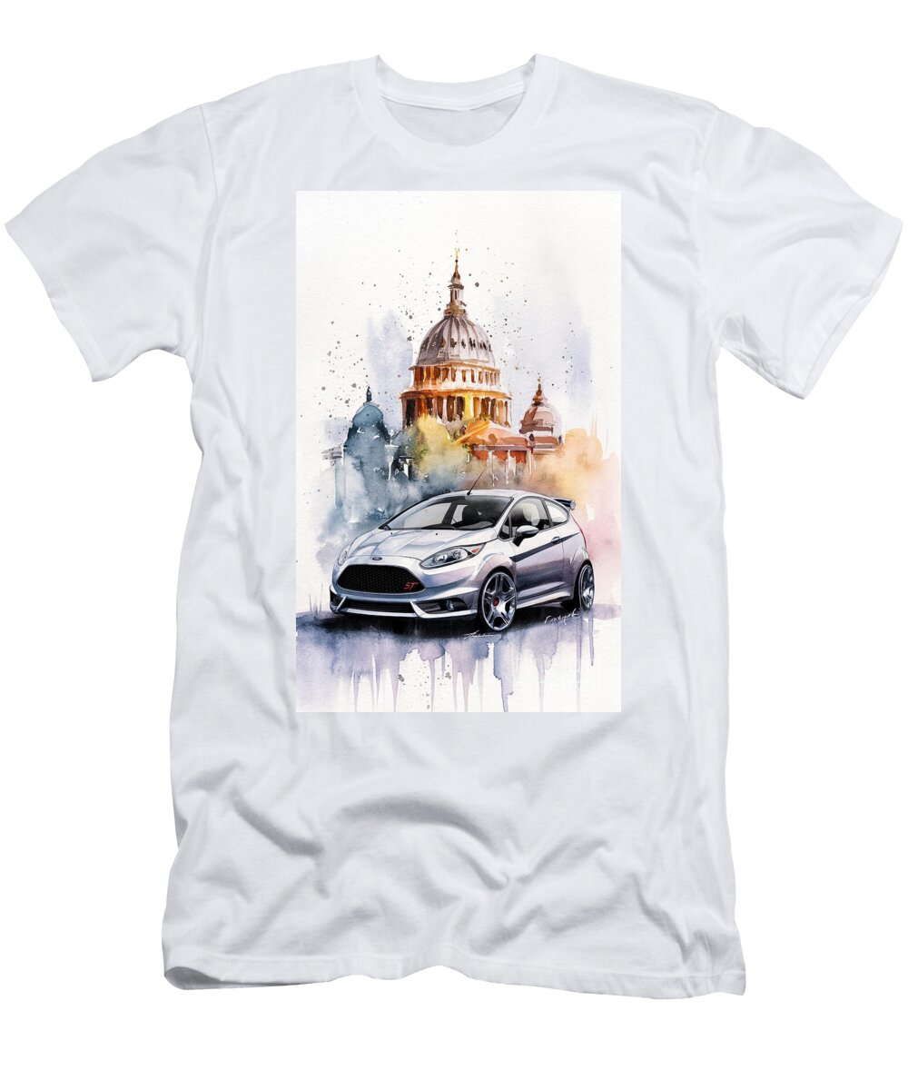 3 Cool Colors 2011 Ford Fiesta St Concept Car Armand Hermann T-Shirt