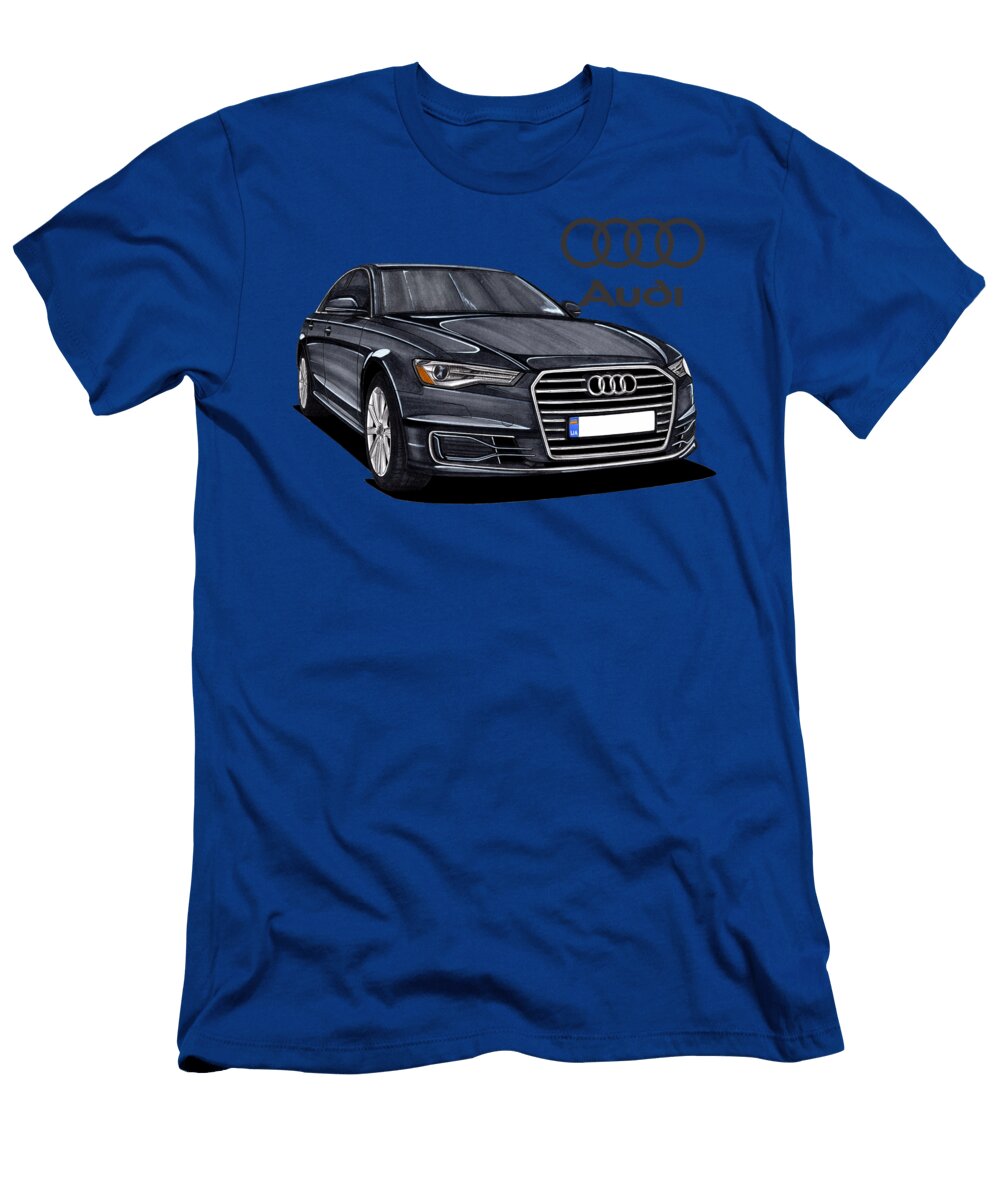 3 Exclusive Germany Business Black Car Audi A6 C7 Sedan Vladyslav Shapovalenko T-Shirt