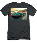 3 Futuristic Car on Coastal Road Evie Carrier T-Shirt