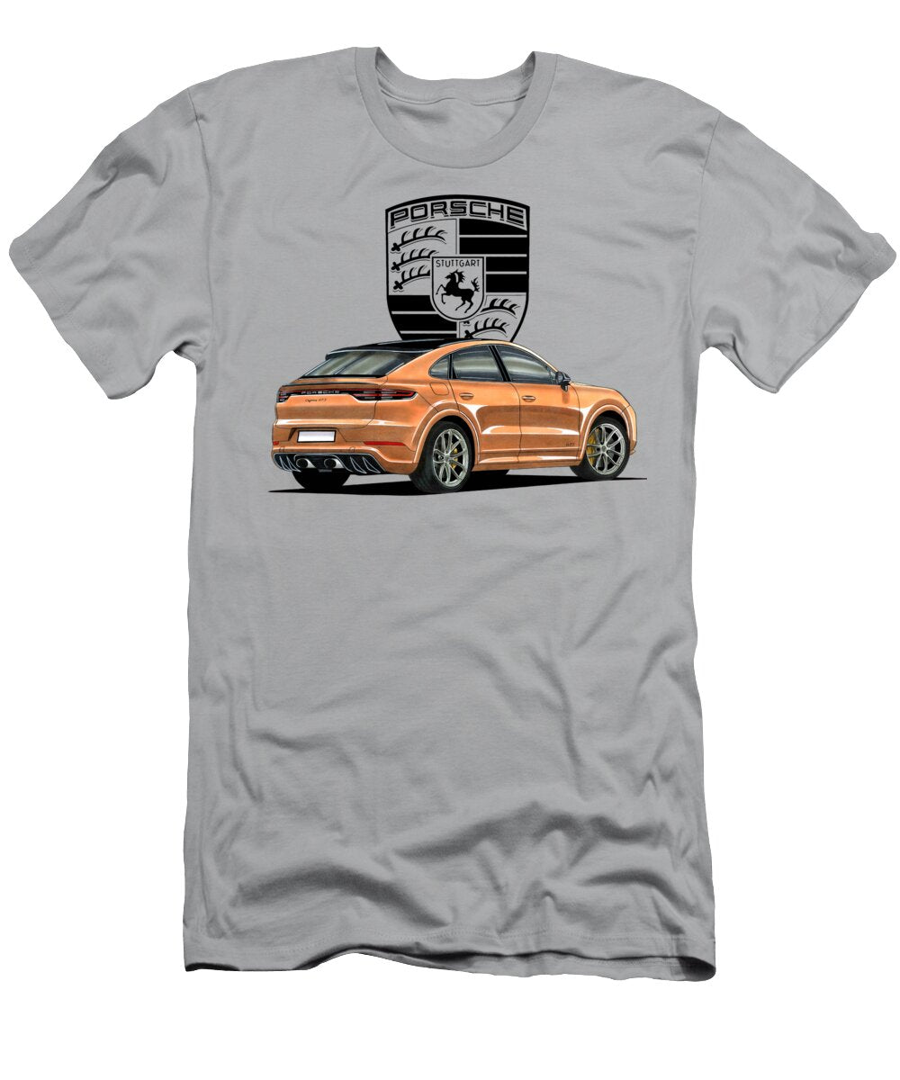 3 Germany Luxury Sport 4 Door Suv Porsche Cayenne Coupe Gts with V8 Turbo Engine Vladyslav Shapovalenko T-Shirt