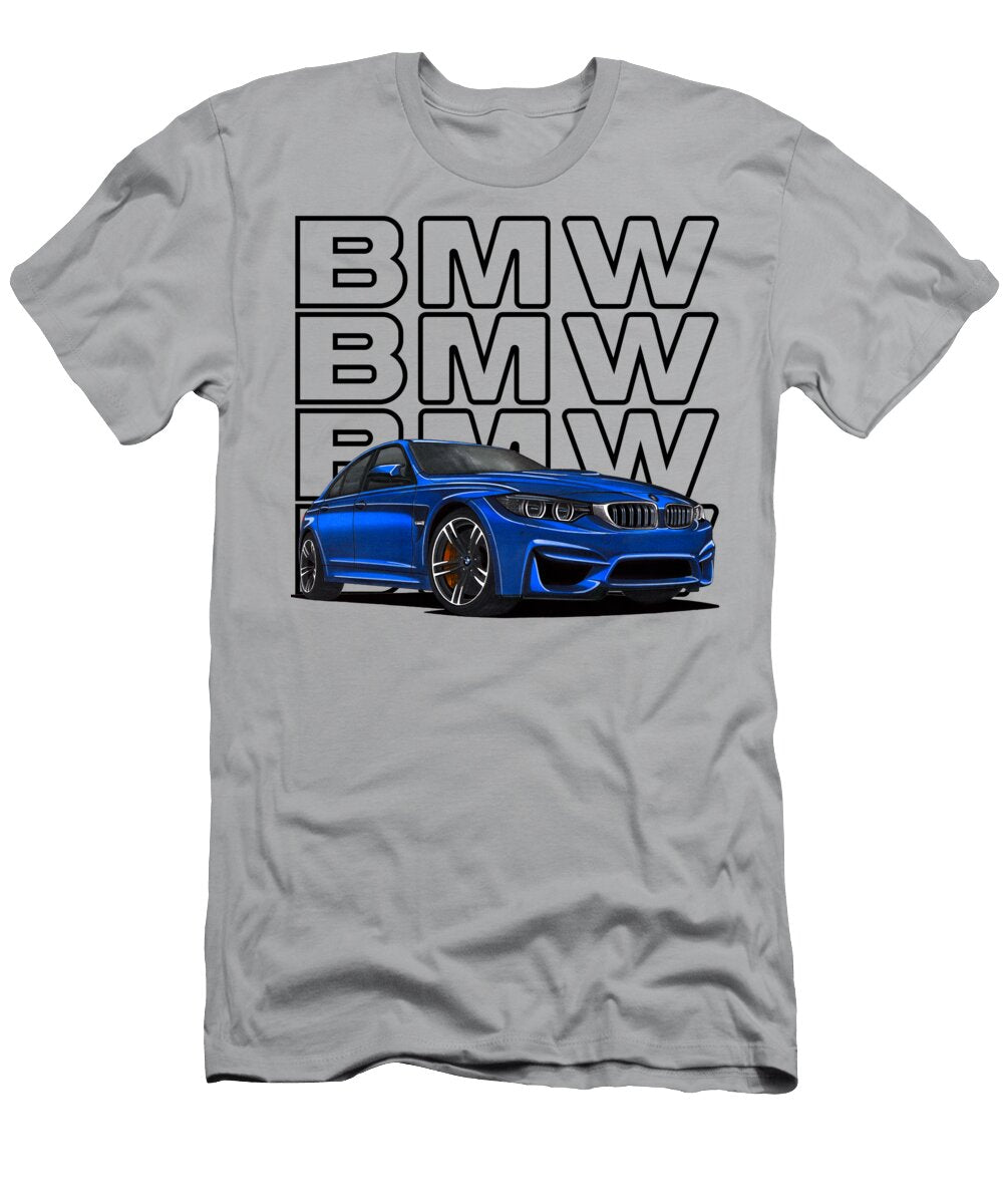 3 Legendary Germany 4 Door Sedan BMW M3 F80 with 30 R6 Engine Vladyslav Shapovalenko T-Shirt