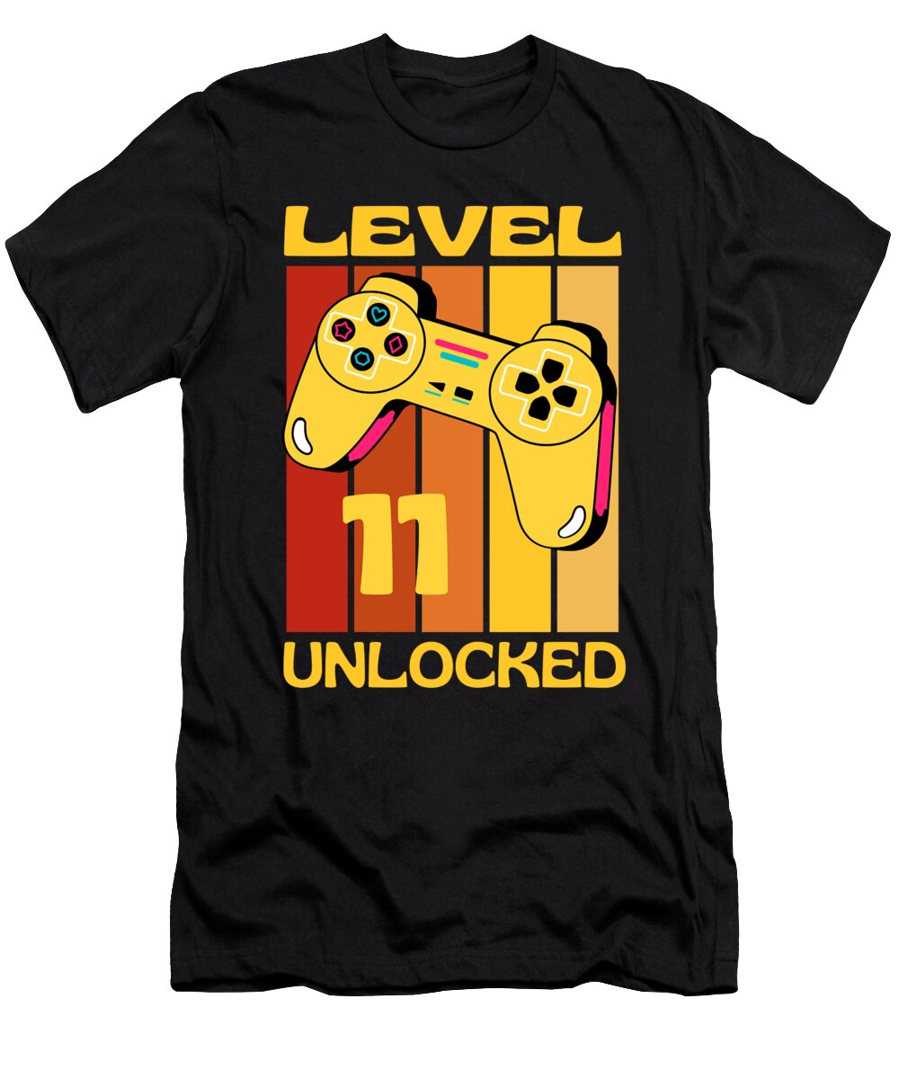3 Level 11 Unlocked Funny Gaming Organicfoodempire T-Shirt
