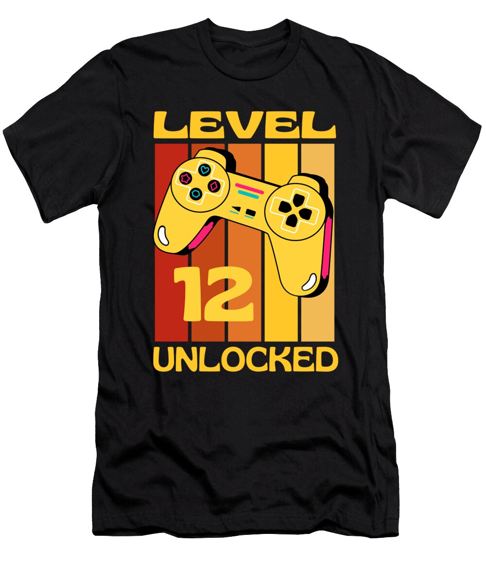 3 Level 12 Unlocked Funny Gaming Organicfoodempire T-Shirt