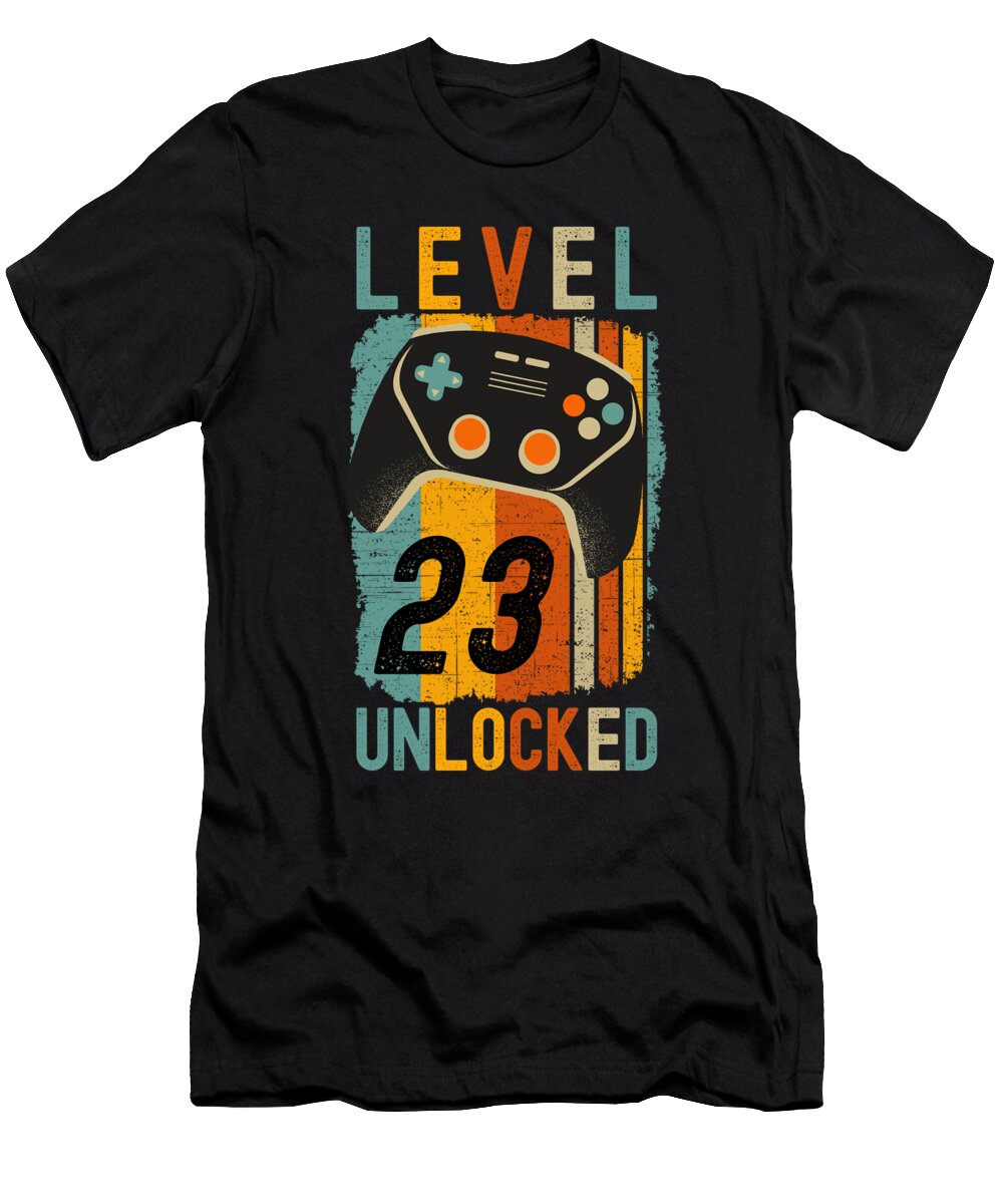 3 Level 23 Unlocked Funny Gaming Organicfoodempire T-Shirt