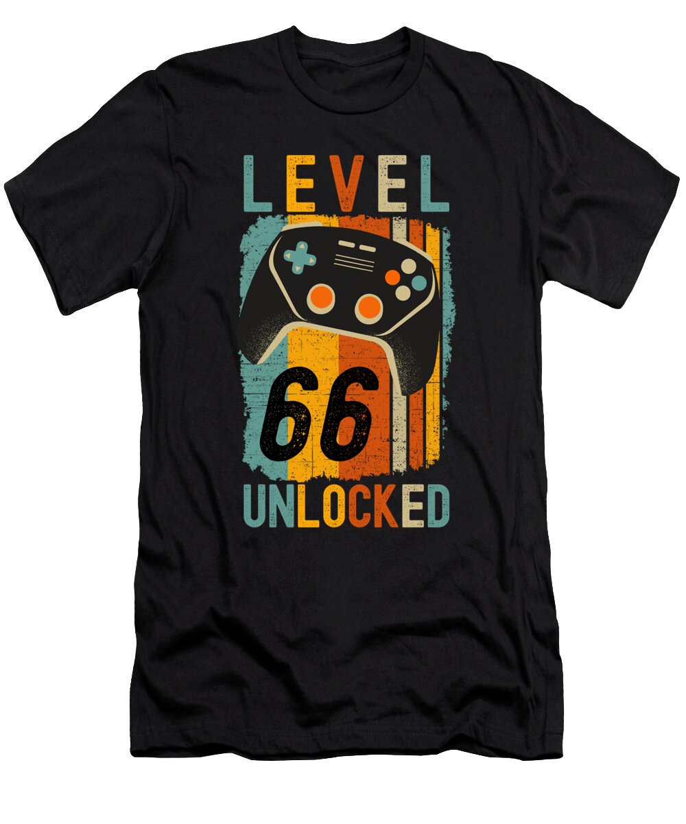3 Level 66 Unlocked Funny Gaming Organicfoodempire T-Shirt