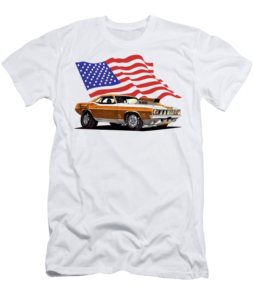 3 Plymouth Hemi Cuda Sox and Martin Pro Stock 1971 Vladislav Shapovalenko T-Shirt