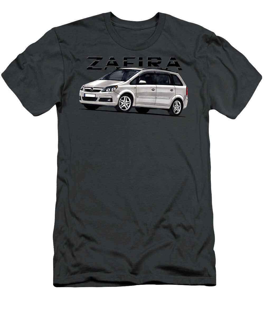 3 Popular Germany Family Gray Minivan Opel Zafira B Vladyslav Shapovalenko T-Shirt