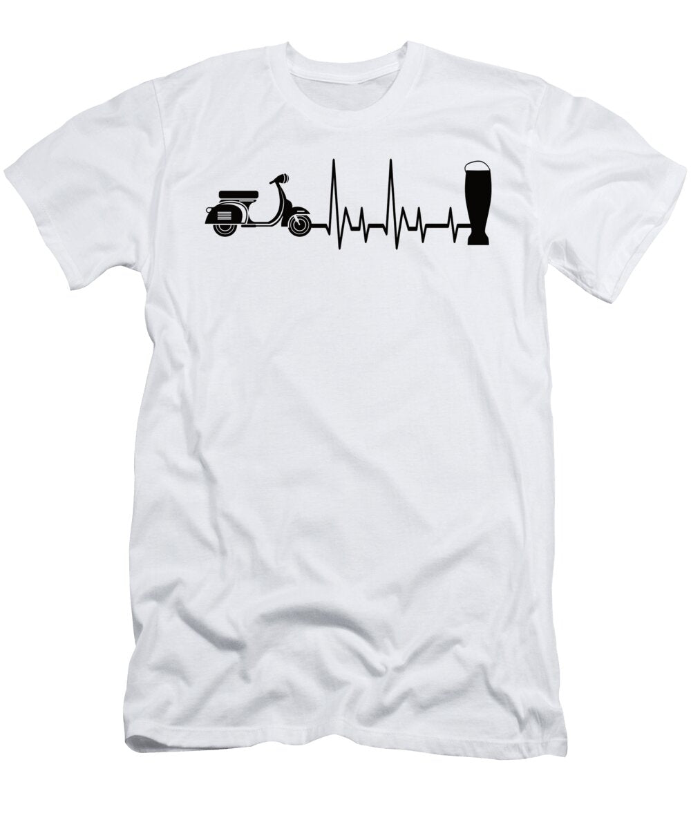3 Scooter and Beer Steven Zimmer T-Shirt