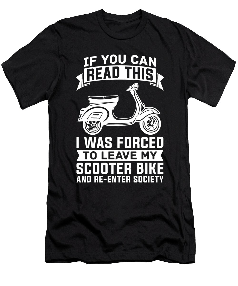 3 Scooter Bike Scoot Moped Jonathan Kraske T-Shirt