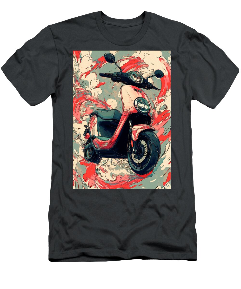 3 the Italian Electric Scooter Niu N Series Rhys Jacobson T-Shirt