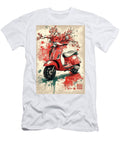 3 the Italian Scooter Vespa Primavera Rhys Jacobson T-Shirt