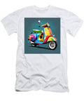 3 Vespa Scooter Art Stephen Smith Galleries T-Shirt