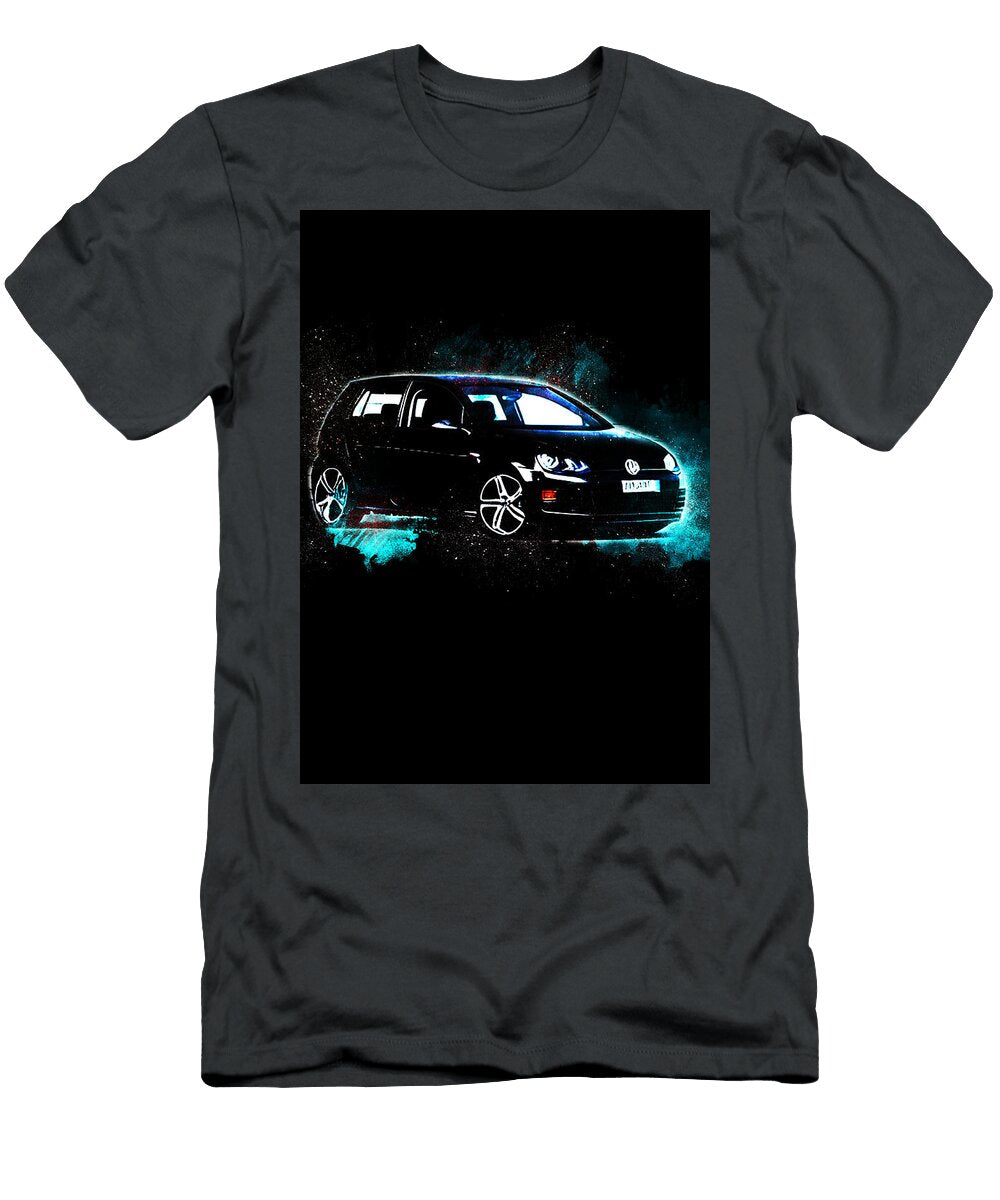 3 Volkswagen Golf Gti Volkswagen Hatchback Black Edgar Dorice T-Shirt