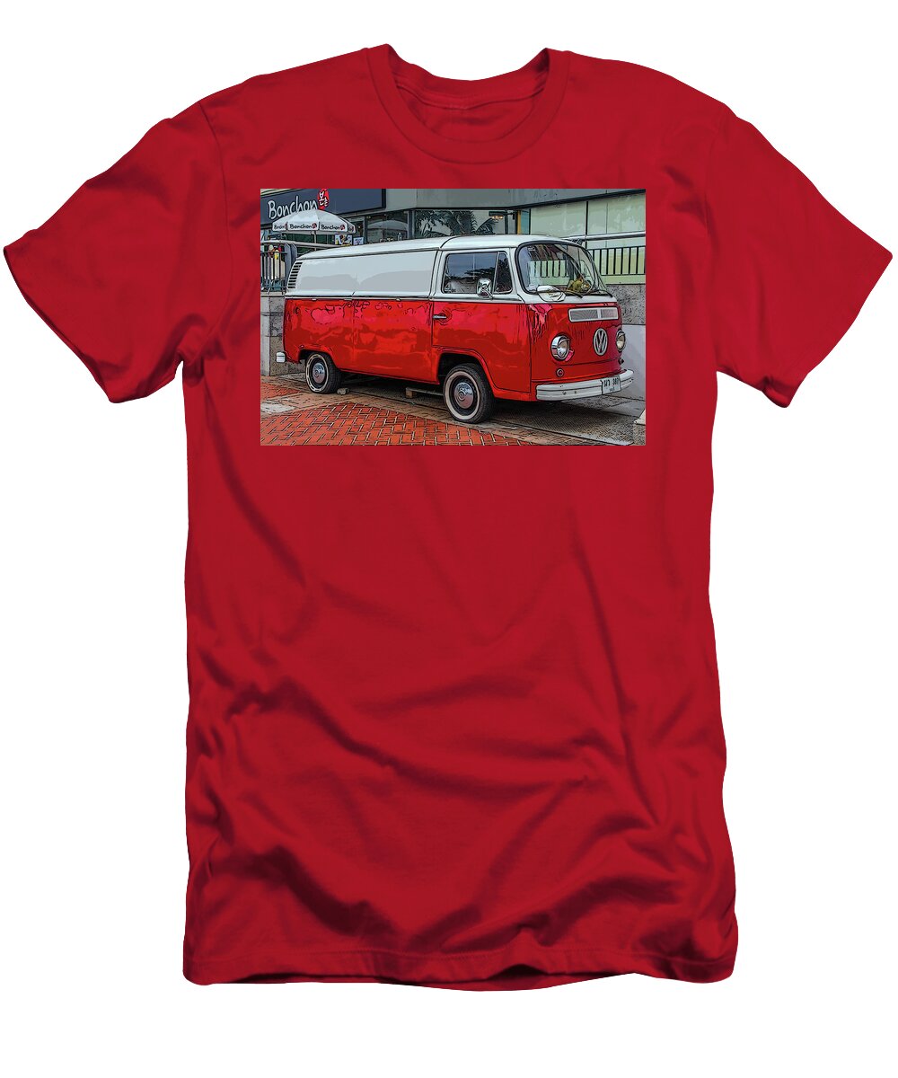 3 VW Bus or Bulli Wilfried Strang T-Shirt