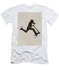 3 Watercolor Scooter Boy Watercolor Print Kick Scooter Rider Boy Stunt Kick Scooter Extreme Sport Prin Leith Huber T-Shirt