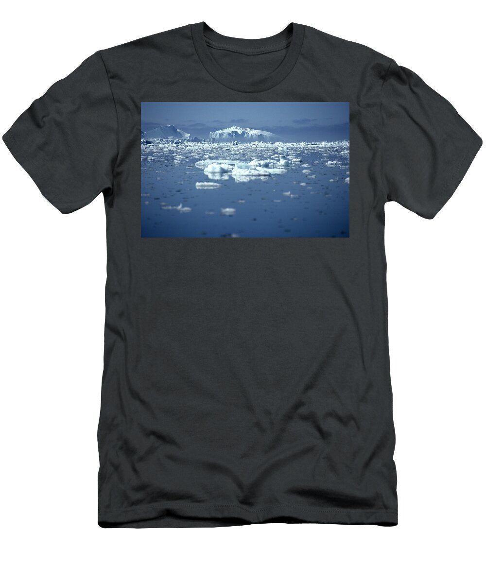 3 West Greenland Icebergs in Disko Bay Marc Steinmetz T-Shirt