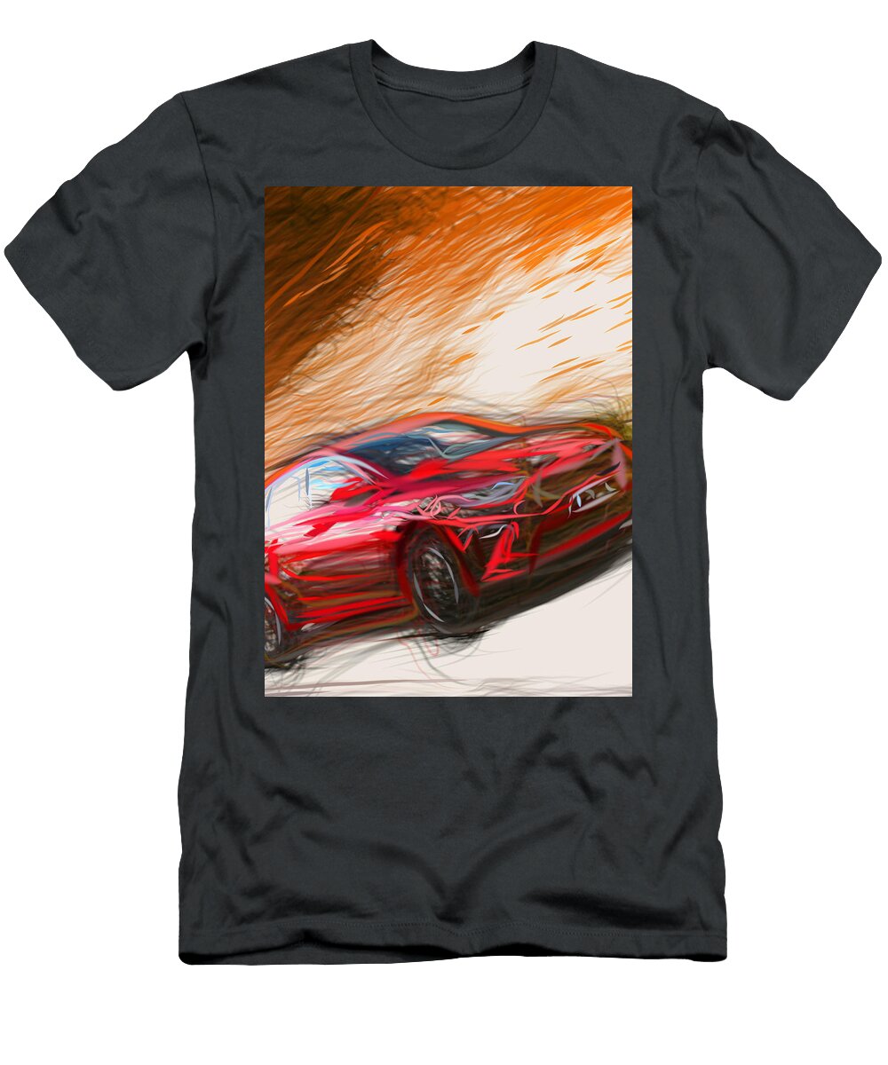 30 Kia Ceed Hatchback Drawing Carstoon Concept T-Shirt