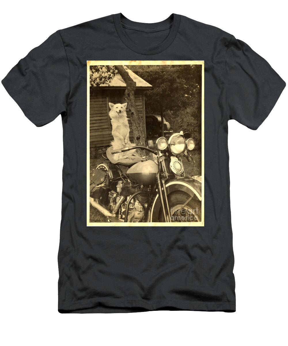 30s Motorcycle with Dog Jt Photodesign T-Shirt