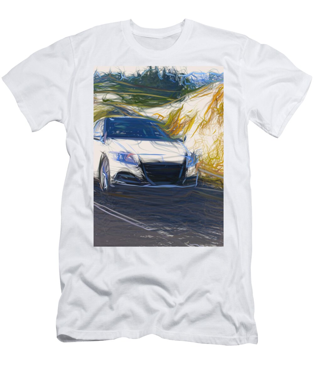 31 Honda Cr Z Hatchback Drawing Carstoon Concept T-Shirt