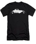 32 Ford Deuce Coupe in Black and White Gill Billington T-Shirt