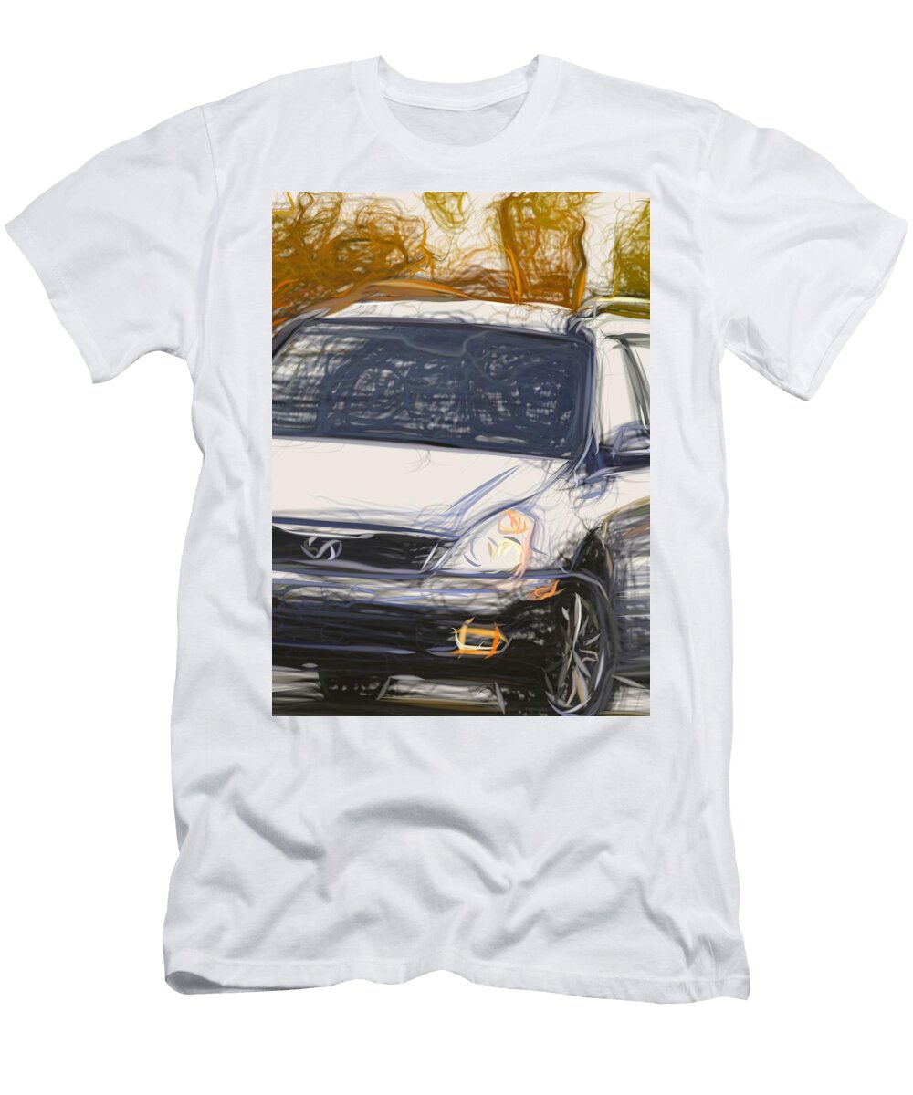 33 Kia Sedona Minivan Drawing Carstoon Concept T-Shirt