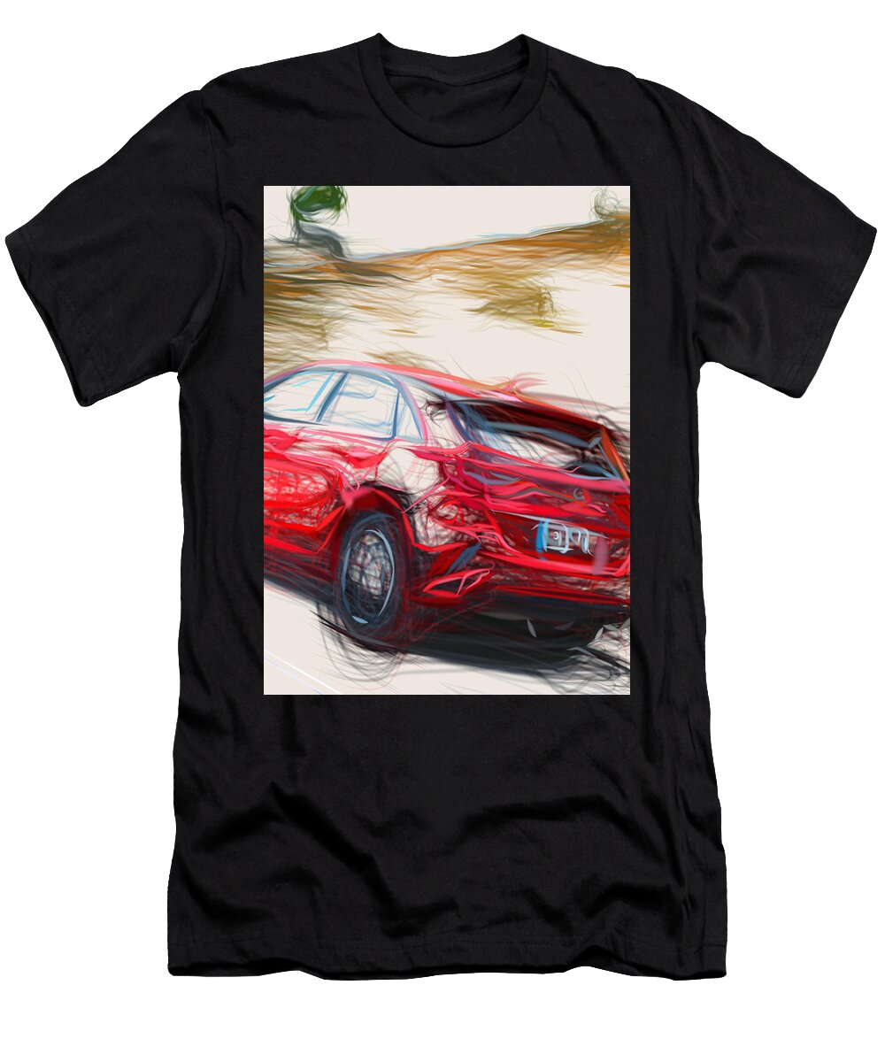 35 Kia Ceed Hatchback Drawing Carstoon Concept T-Shirt